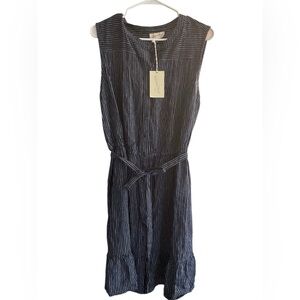 Universal Thread Navy Striped Midi Dress